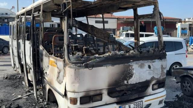 İzmir'de korkunç olay. 16 yaşındaki çocuk minibüste yandı