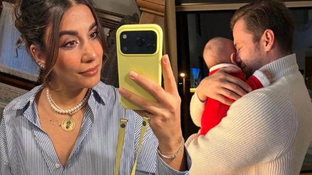 Tolga Sarıtaş ve oğlundan yeni poz. Eşi Zeynep Mayruk paylaştı