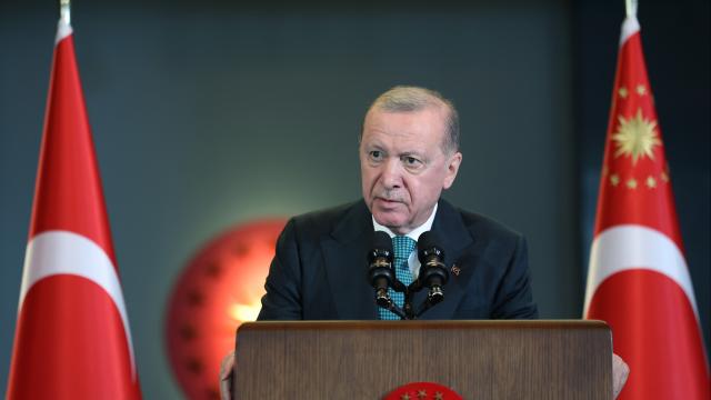 Cumhurbaşkanı Erdoğan, Meclis'te konuştu. 
