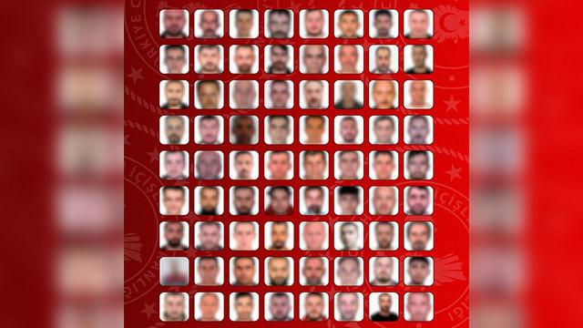 Kırmızı bültenle ve ulusal seviyede aranan 72 suçlu Türkiye'ye getirildi