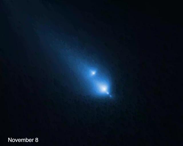 Hubble’dan nadir gözlem. Kuyruklu yıldızın son anları kaydedildi