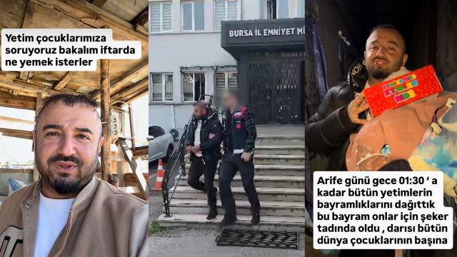 Yardım paralarını kendisi aldı. Sosyal medya fenomeni ‘Bursa Abisi’ tutuklandı