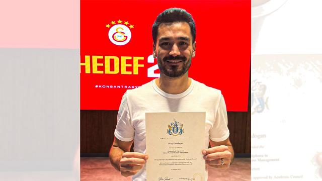 İlkay Gündoğan yüksek lisans diplomasını aldı