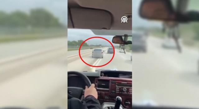 Trafikte makas atan sürücü cezasız kalmadı