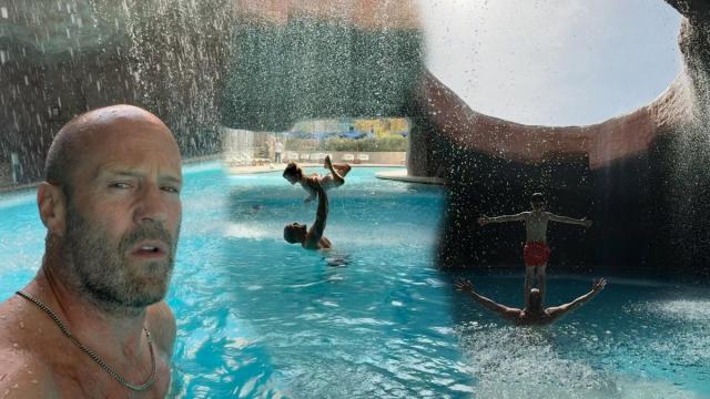 Jason Statham Türkiye'de. Tatil için yine Antalya'yı seçti