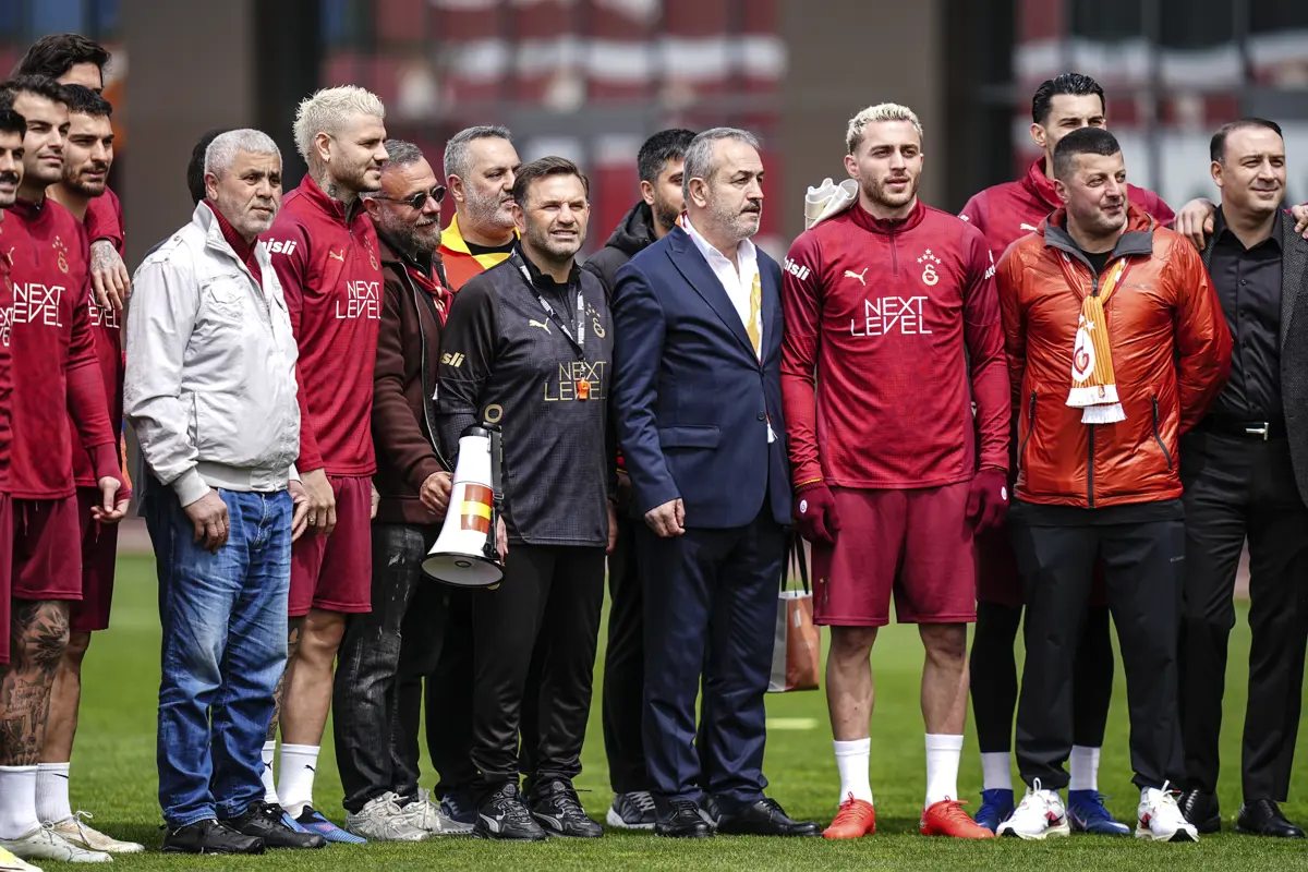 Galatasaray'dan taraftara açık idman. 