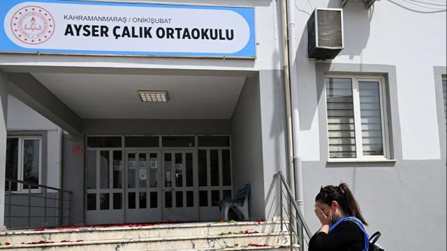 Kahramanmaraş'ta saldırının yaşandığı Ayser Çalık Ortaokulu kapatıldı